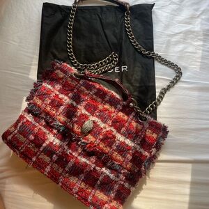 KURT GEIGER Large Tweed Shoulder Bag NWT